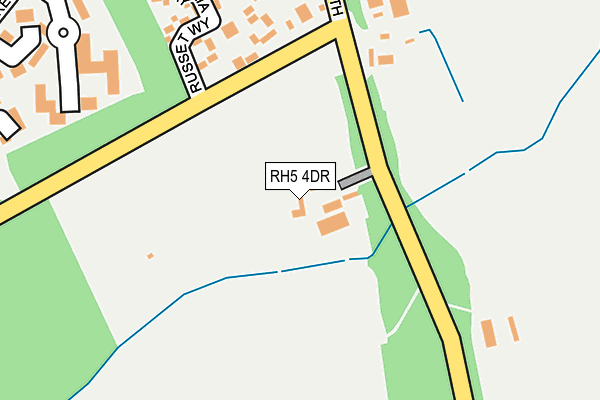 RH5 4DR map - OS OpenMap – Local (Ordnance Survey)