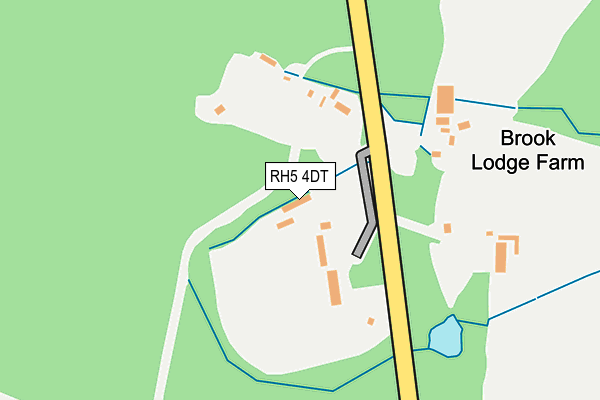 RH5 4DT map - OS OpenMap – Local (Ordnance Survey)
