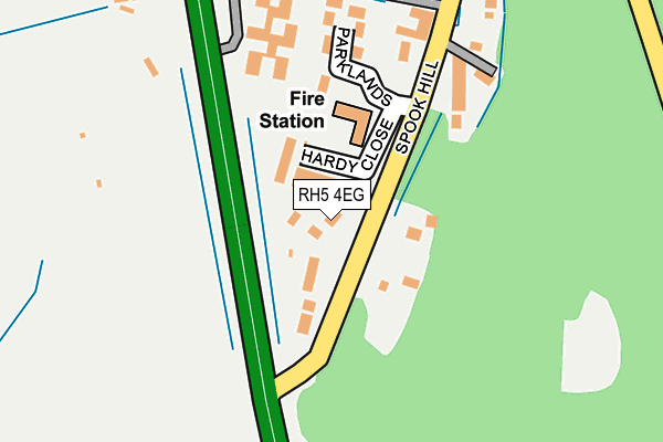 RH5 4EG map - OS OpenMap – Local (Ordnance Survey)