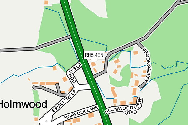 RH5 4EN map - OS OpenMap – Local (Ordnance Survey)