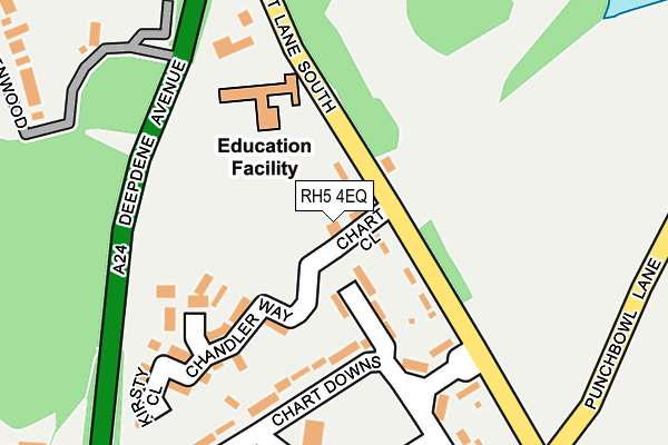 RH5 4EQ map - OS OpenMap – Local (Ordnance Survey)