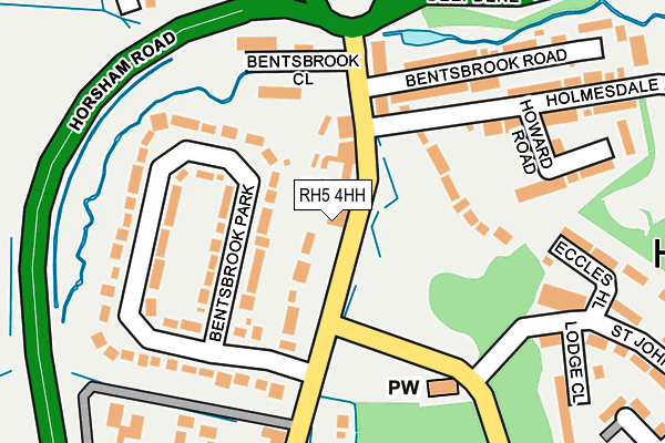 RH5 4HH map - OS OpenMap – Local (Ordnance Survey)