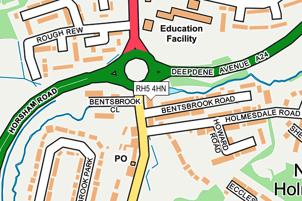 RH5 4HN map - OS OpenMap – Local (Ordnance Survey)