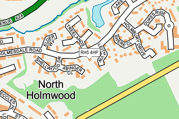 RH5 4HP map - OS OpenMap – Local (Ordnance Survey)