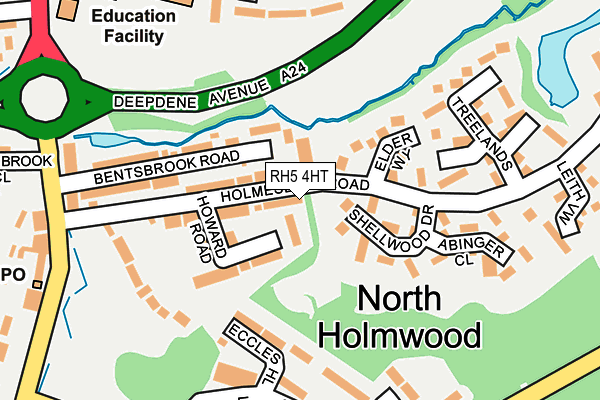 RH5 4HT map - OS OpenMap – Local (Ordnance Survey)