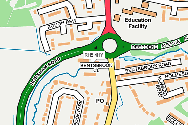 RH5 4HY map - OS OpenMap – Local (Ordnance Survey)