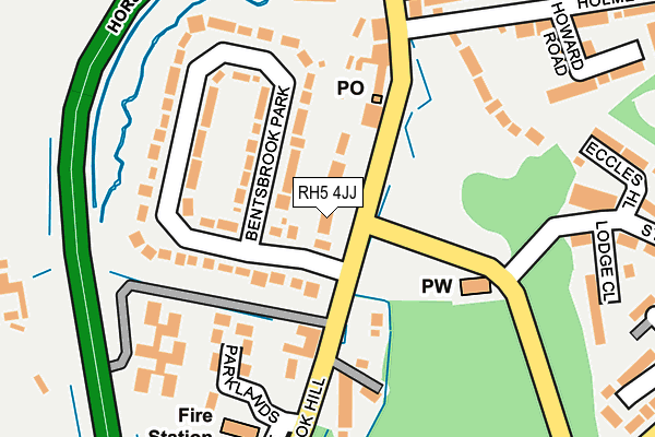 RH5 4JJ map - OS OpenMap – Local (Ordnance Survey)