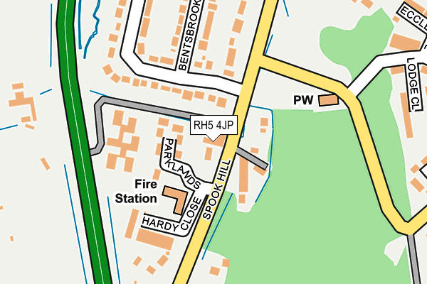 RH5 4JP map - OS OpenMap – Local (Ordnance Survey)