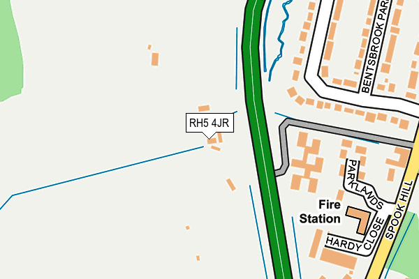 RH5 4JR map - OS OpenMap – Local (Ordnance Survey)