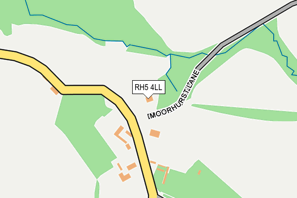 RH5 4LL map - OS OpenMap – Local (Ordnance Survey)