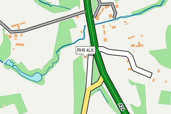 RH5 4LX map - OS OpenMap – Local (Ordnance Survey)