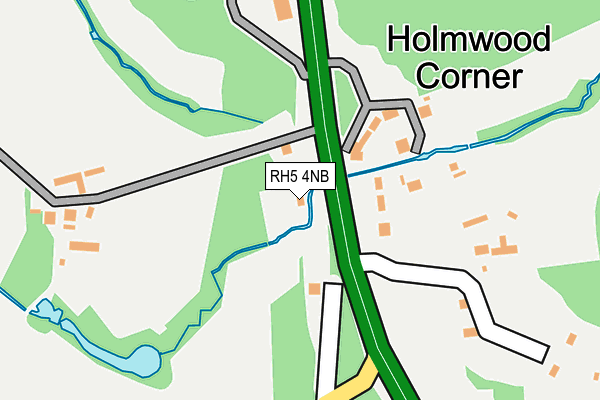RH5 4NB map - OS OpenMap – Local (Ordnance Survey)