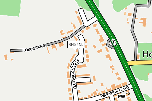 RH5 4NL map - OS OpenMap – Local (Ordnance Survey)