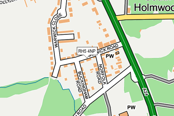 RH5 4NP map - OS OpenMap – Local (Ordnance Survey)