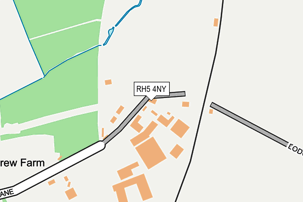 RH5 4NY map - OS OpenMap – Local (Ordnance Survey)
