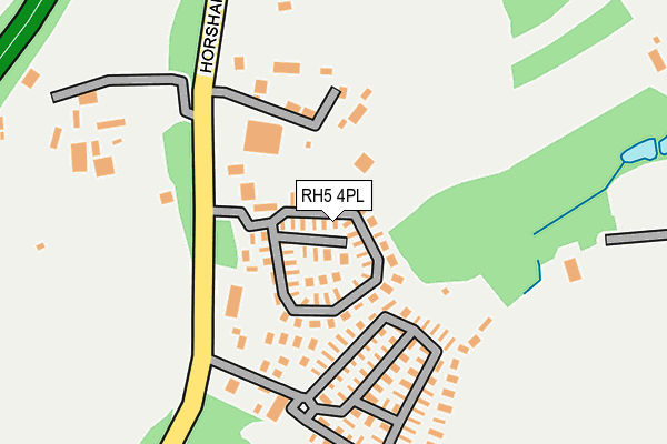 RH5 4PL map - OS OpenMap – Local (Ordnance Survey)