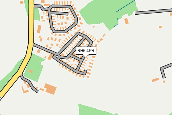 RH5 4PR map - OS OpenMap – Local (Ordnance Survey)