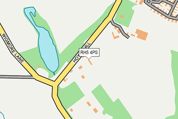 RH5 4PS map - OS OpenMap – Local (Ordnance Survey)