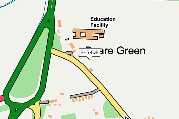 RH5 4QB map - OS OpenMap – Local (Ordnance Survey)