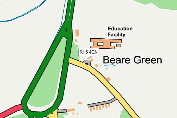 RH5 4QN map - OS OpenMap – Local (Ordnance Survey)