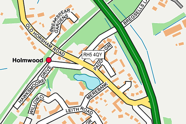 RH5 4QY map - OS OpenMap – Local (Ordnance Survey)