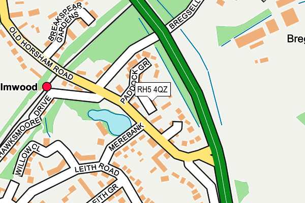 RH5 4QZ map - OS OpenMap – Local (Ordnance Survey)