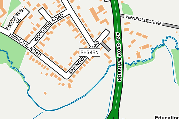 Map of ROD BAKER LTD at local scale
