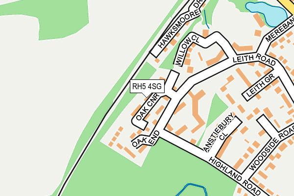 RH5 4SG map - OS OpenMap – Local (Ordnance Survey)