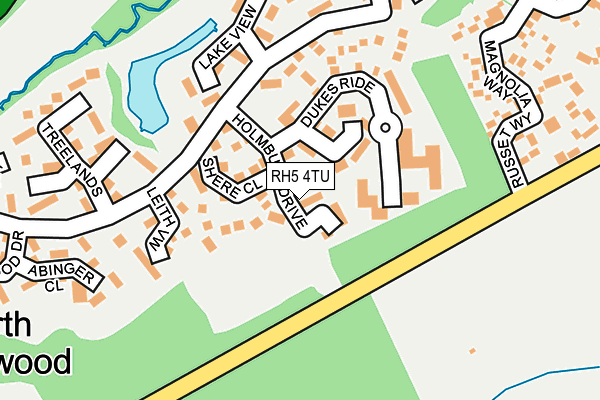 RH5 4TU map - OS OpenMap – Local (Ordnance Survey)