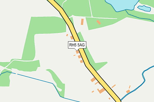 RH5 5AG map - OS OpenMap – Local (Ordnance Survey)