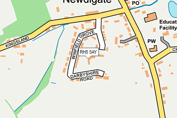 RH5 5AY map - OS OpenMap – Local (Ordnance Survey)