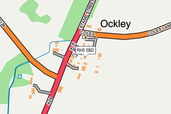 RH5 5BD map - OS OpenMap – Local (Ordnance Survey)