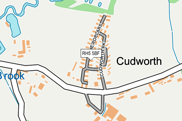 RH5 5BF map - OS OpenMap – Local (Ordnance Survey)