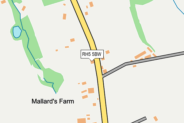 RH5 5BW map - OS OpenMap – Local (Ordnance Survey)