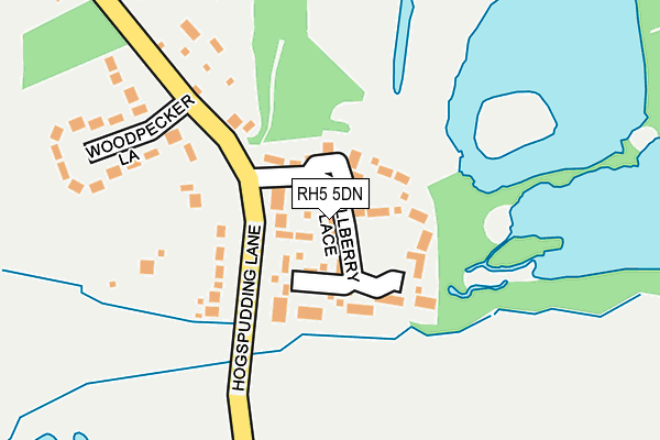 RH5 5DN map - OS OpenMap – Local (Ordnance Survey)