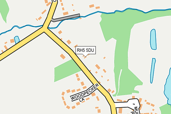 RH5 5DU map - OS OpenMap – Local (Ordnance Survey)
