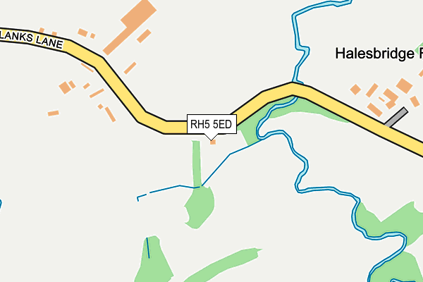 RH5 5ED map - OS OpenMap – Local (Ordnance Survey)