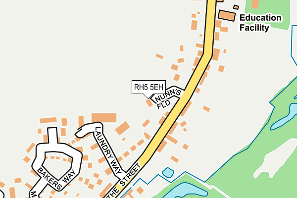 RH5 5EH map - OS OpenMap – Local (Ordnance Survey)