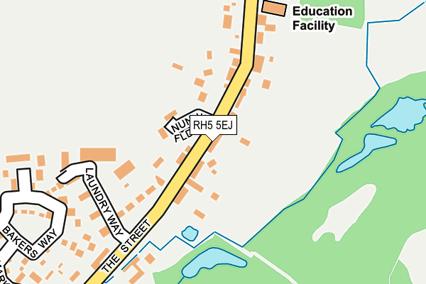 RH5 5EJ map - OS OpenMap – Local (Ordnance Survey)