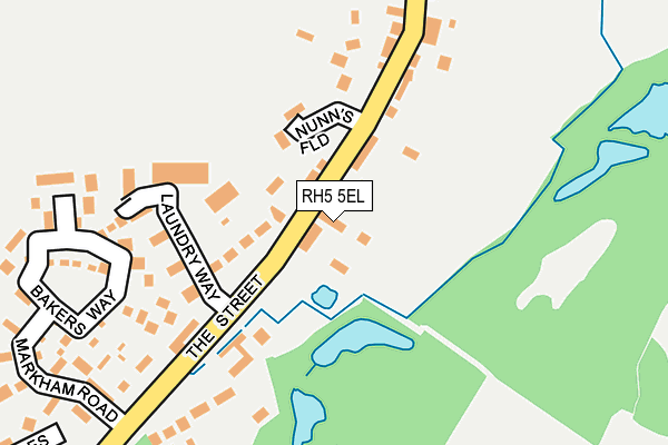 RH5 5EL map - OS OpenMap – Local (Ordnance Survey)