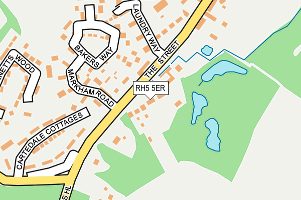 RH5 5ER map - OS OpenMap – Local (Ordnance Survey)