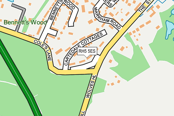 RH5 5ES map - OS OpenMap – Local (Ordnance Survey)