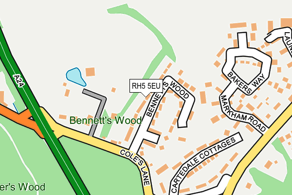 RH5 5EU map - OS OpenMap – Local (Ordnance Survey)