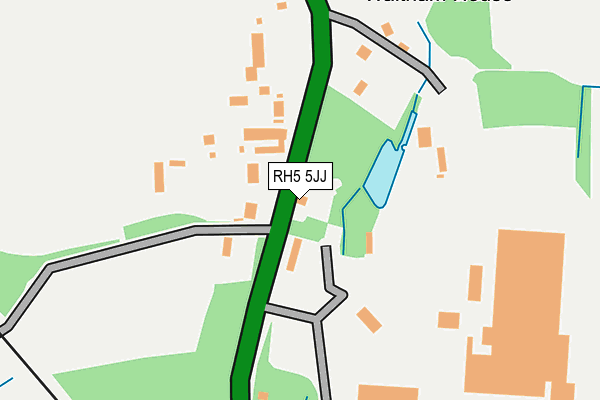 RH5 5JJ map - OS OpenMap – Local (Ordnance Survey)