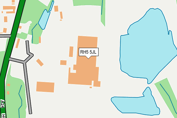 RH5 5JL map - OS OpenMap – Local (Ordnance Survey)