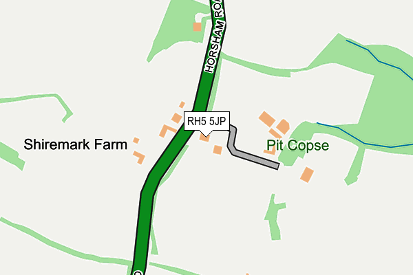 RH5 5JP map - OS OpenMap – Local (Ordnance Survey)