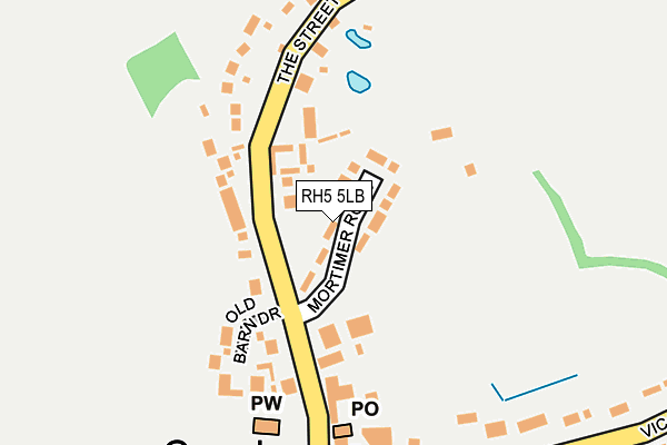 RH5 5LB map - OS OpenMap – Local (Ordnance Survey)