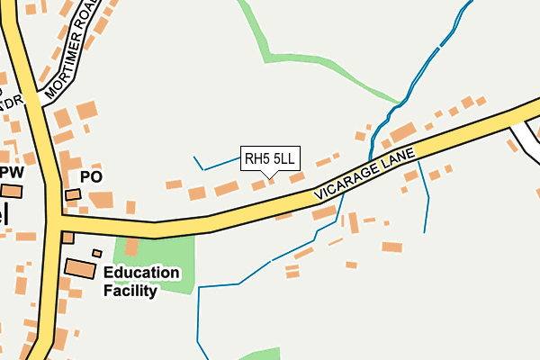 RH5 5LL map - OS OpenMap – Local (Ordnance Survey)