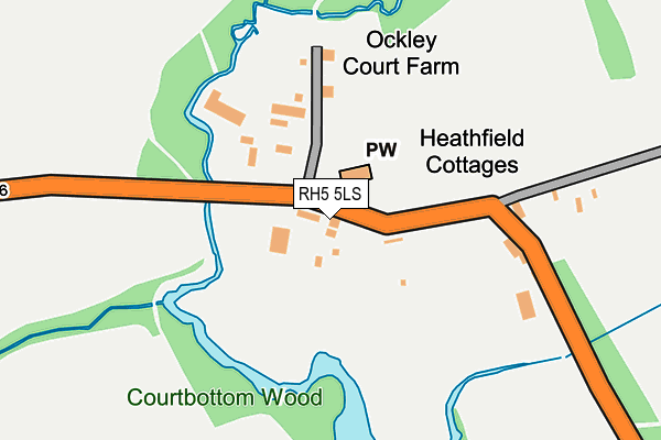 RH5 5LS map - OS OpenMap – Local (Ordnance Survey)