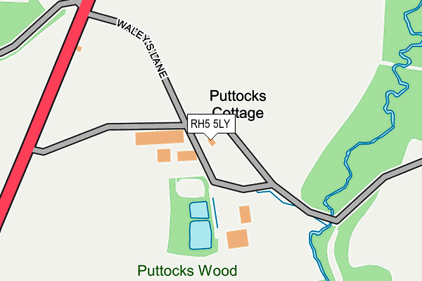 RH5 5LY map - OS OpenMap – Local (Ordnance Survey)